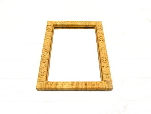 Rattan Mirror, 1970s-WVA-745533