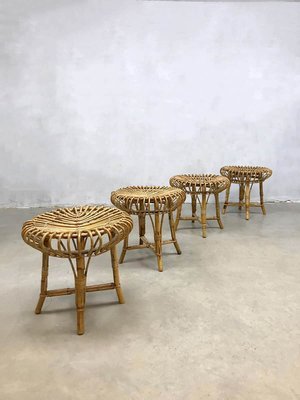 Rattan Ottoman or Side Table-BW-1261452