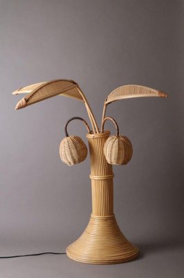 Rattan Palm Floor Lamp from Mario Lopez Torres-ESB-1376983