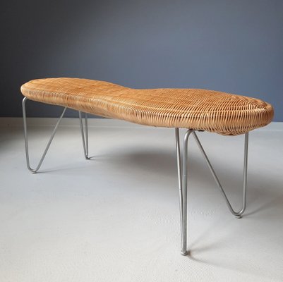 Rattan Peanut Bench from Ikea, 1999-SJU-1813373