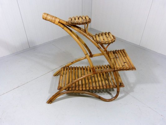 Rattan Rack Plant Stand, 1950s-TU-1284035