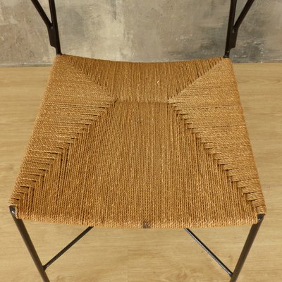 Rattan Side Chair from Eisen and Drahtwerke Erlau, 1950s-WK-560722