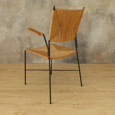 Rattan Side Chair from Eisen and Drahtwerke Erlau, 1950s-WK-560722