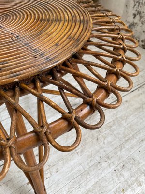 Rattan Sun Coffee Table-LCU-991841