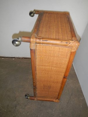 Rattan Trolley on Wheels-WWQ-1062422