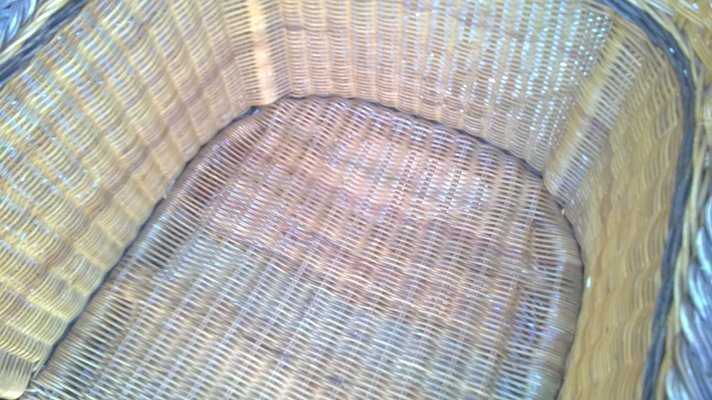 Rattan & Wicker Armchair, 1970s-WQQ-1420578