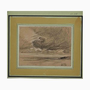 Raymond Jean Verdun, Cloudy, Original Pencil Drawing, 1908-ZCI-1382446