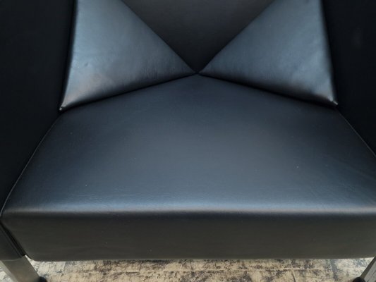 Real Leather Armchair in Black by Fritz Hansen-BVM-1717946