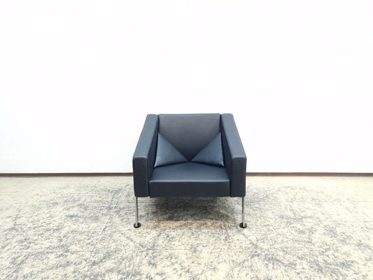 Real Leather Armchair in Black by Fritz Hansen-BVM-1717946