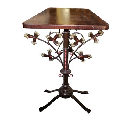 Reception Table with Sculpture on Iron Base by Basil Albayati-TCS-1749143