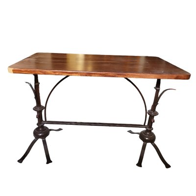 Reception Table with Sculpture on Iron Base by Basil Albayati-TCS-1749143