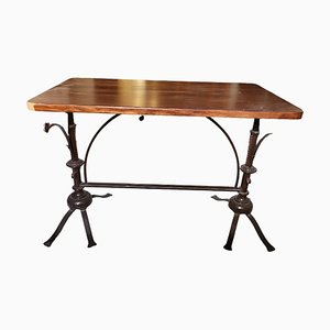 Reception Table with Sculpture on Iron Base by Basil Albayati-TCS-1749143