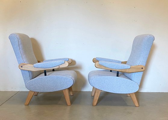 Reclining Armchairs, 1960s, Set of 2-NPC-1383333