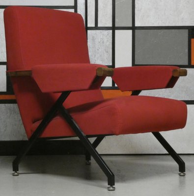 Reclining Armchairs in Alcantara, Italy, 1960s, Set of 2-ERB-1766215