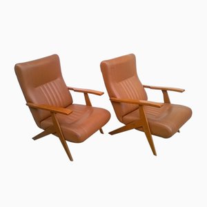 Reclining Armchairs, Italy, 1960s, Set of 2-EI-695470