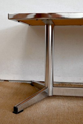 Rectangular Coffee Table in Chrome & Enamel, 1970s-RVK-1407260