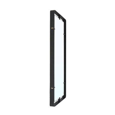 Rectangular Mirror with Black Metal Frame by Santambrogio E De Berti, 1950s-EZ-1811066