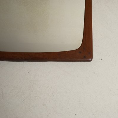 Rectangular Mirror with Wood Frame from Isa Bergamo, 1960s-JQO-1184984