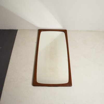 Rectangular Mirror with Wood Frame from Isa Bergamo, 1960s-JQO-1184984