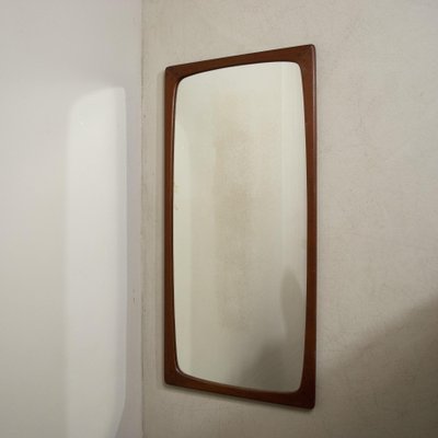 Rectangular Mirror with Wood Frame from Isa Bergamo, 1960s-JQO-1184984