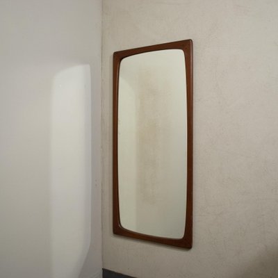 Rectangular Mirror with Wood Frame from Isa Bergamo, 1960s-JQO-1184984