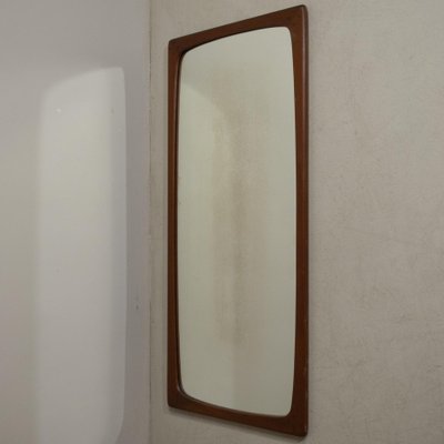 Rectangular Mirror with Wood Frame from Isa Bergamo, 1960s-JQO-1184984