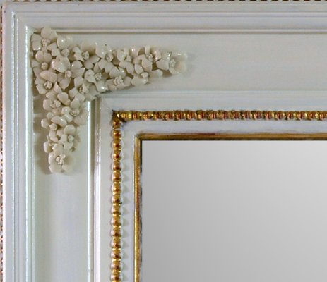 Rectangular Roses Mirror by Giulio Tucci-VHF-1000005