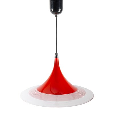 Red Acrylic Witchs Hat Ceiling Lamp-XMR-1272985