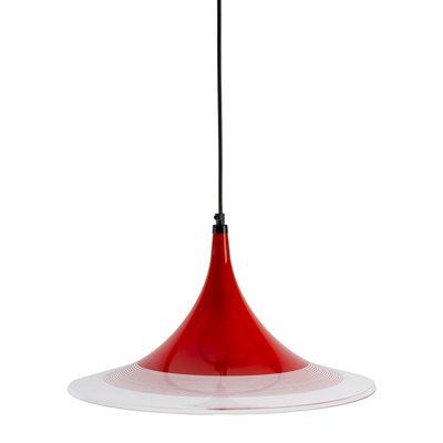 Red Acrylic Witchs Hat Ceiling Lamp-XMR-1272985