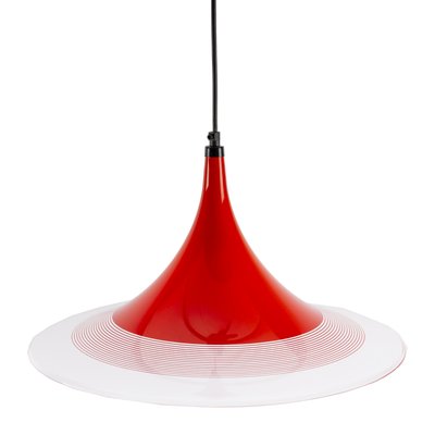 Red Acrylic Witchs Hat Ceiling Lamp-XMR-1272985