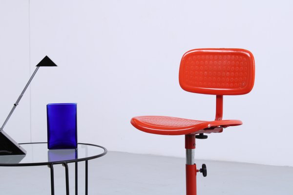 Red Adjustable Frippe Desk Chair from Ikea, 1990s-XT-2027879