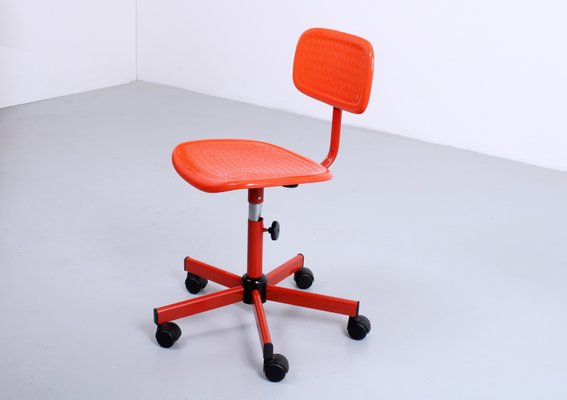 Red Adjustable Frippe Desk Chair from Ikea, 1990s-XT-2027879