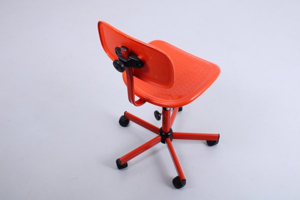 Red Adjustable Frippe Desk Chair from Ikea, 1990s-XT-2027879