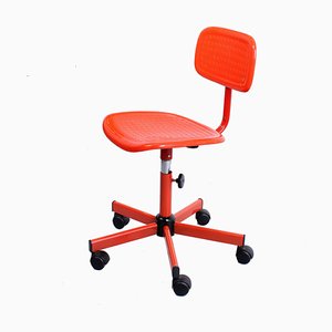 Red Adjustable Frippe Desk Chair from Ikea, 1990s-XT-2027879