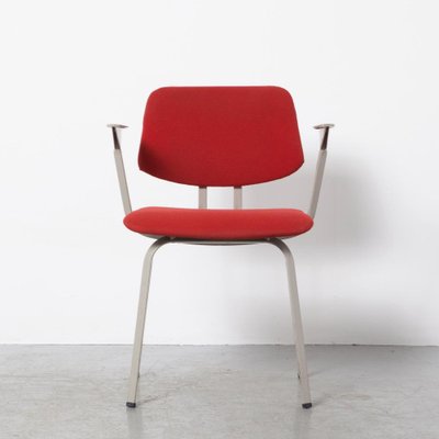 Red Ahrend Chair attributed to Friso Kramer for Ahrend De Cirkel, 1970s-JC-1696543