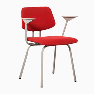 Red Ahrend Chair attributed to Friso Kramer for Ahrend De Cirkel, 1970s-JC-1696543