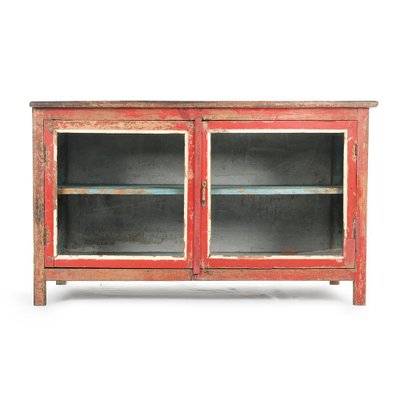 Red and Blue Wooden Display Case-NQ-624944