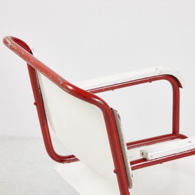 Red and White Bauhaus Armchair-CI-878443