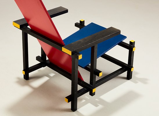 Red & Blue Chair by Gerrit Rietveld for Cassina 1918/1970s-BPT-2019981