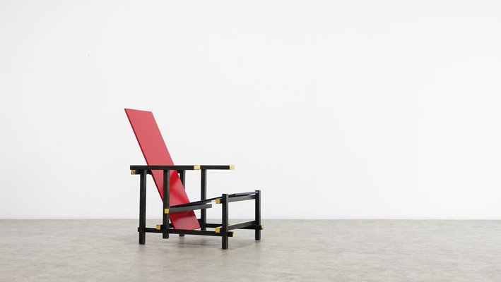 Red Blue Chair by Gerrit Rietveld for Cassina No. 213, 1970-HKH-1572900