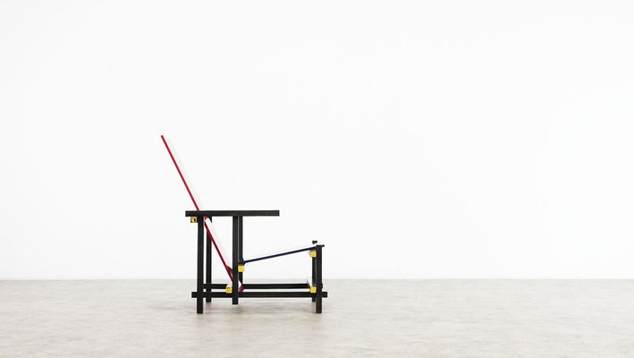 Red Blue Chair by Gerrit Rietveld for Cassina No. 213, 1970-HKH-1572900