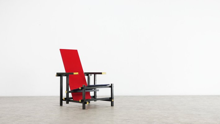 Red Blue Chair by Gerrit Rietveld for Cassina No. 213, 1970-HKH-1572900