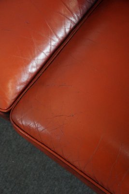 Red Cattle Chesterfield Sofa-HPP-1717805