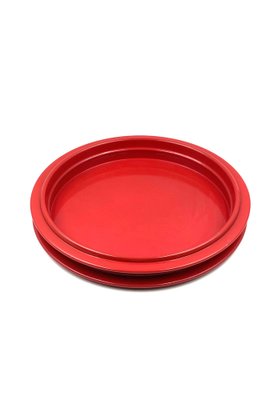 Red Centerpiece / Tray by Gianfranco Frattini, Italy, 1970s-TXN-1386129