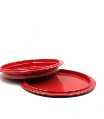 Red Centerpiece / Tray by Gianfranco Frattini, Italy, 1970s-TXN-1386129