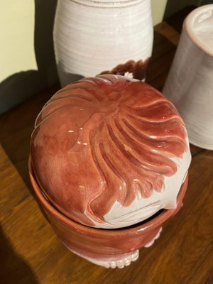 Red Ceramic Lady Pot-TEP-1420938