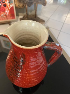 Red Ceramic Pitcher from Accolay-TEP-1321783