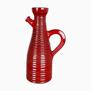 Red Ceramic Studio Pottery Vase from Marei Keramik, Germany, 1970-QZ-1120672