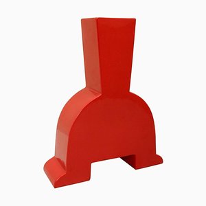 Red Ceramic Vase from Florio Keramia, Italy-FGA-950373