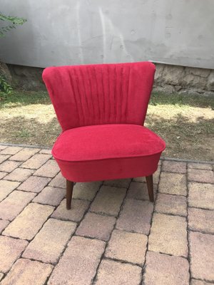 Red Cocktail Chair, 1950s-OXJ-974991